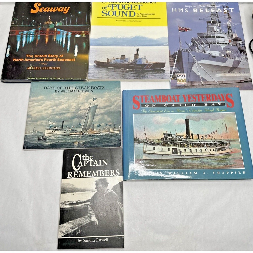 Steamboat Book Lot: Seaway, Steamboat Yesterday, Days of the Steamboat